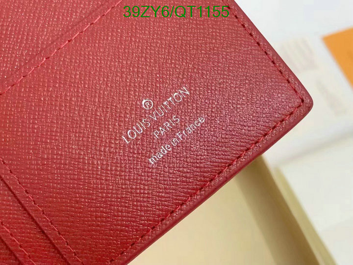 LV Bag-(4A)-Wallet- Code: QT1155 $: 39USD