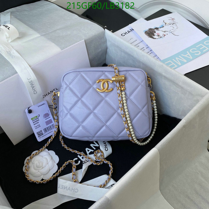 Chanel Bag-(Mirror)-Diagonal- Code: LB3182 $: 215USD