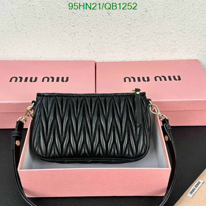Miu Miu Bag-(4A)-Diagonal- Code: QB1252 $: 95USD