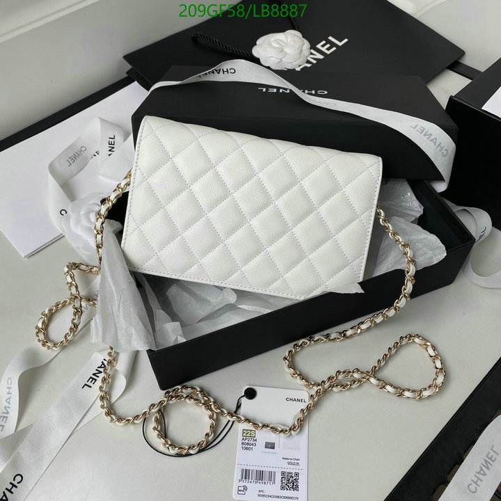 Chanel Bag-(Mirror)-Diagonal- Code: LB8887 $: 209USD