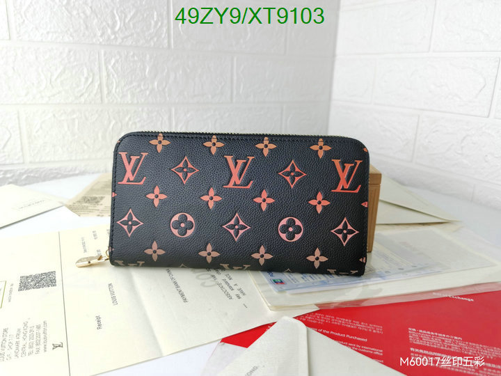 LV Bag-(4A)-Wallet- Code: XT9103 $: 49USD