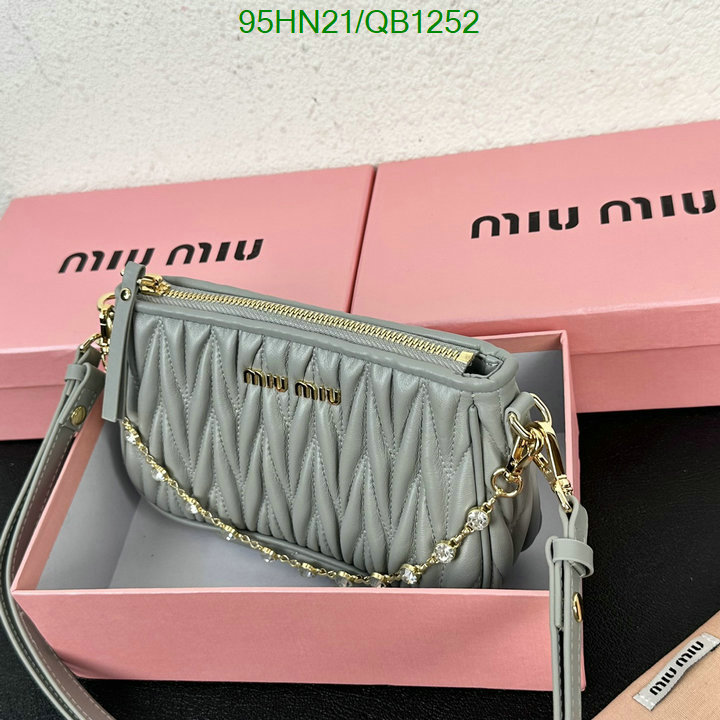 Miu Miu Bag-(4A)-Diagonal- Code: QB1252 $: 95USD