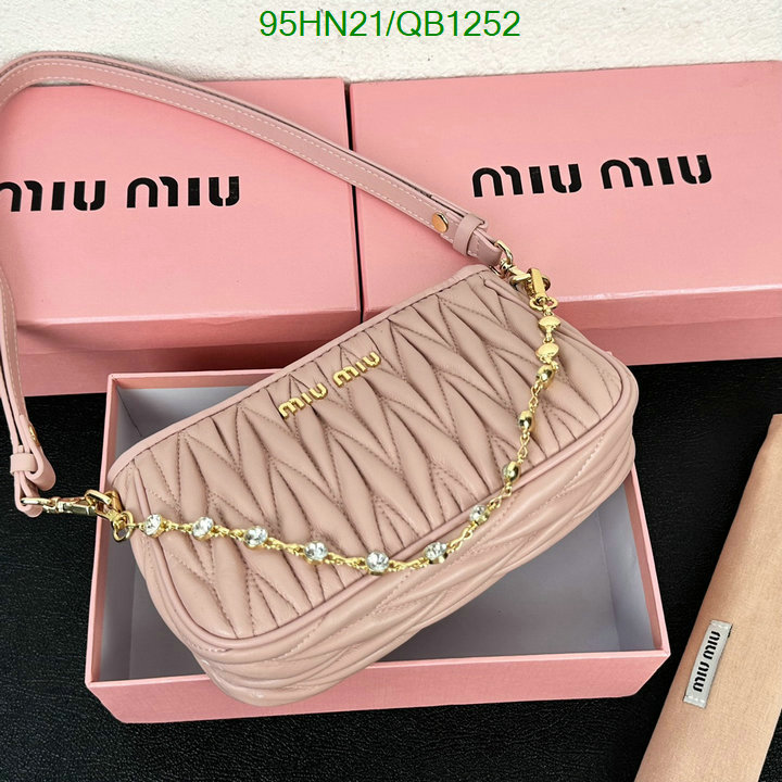 Miu Miu Bag-(4A)-Diagonal- Code: QB1252 $: 95USD