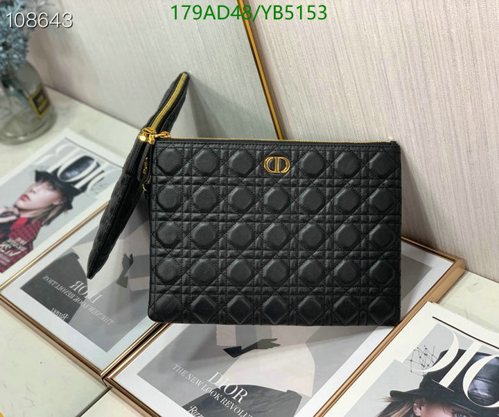 Dior Bags-(Mirror)-Clutch- Code: YB5153 $: 179USD