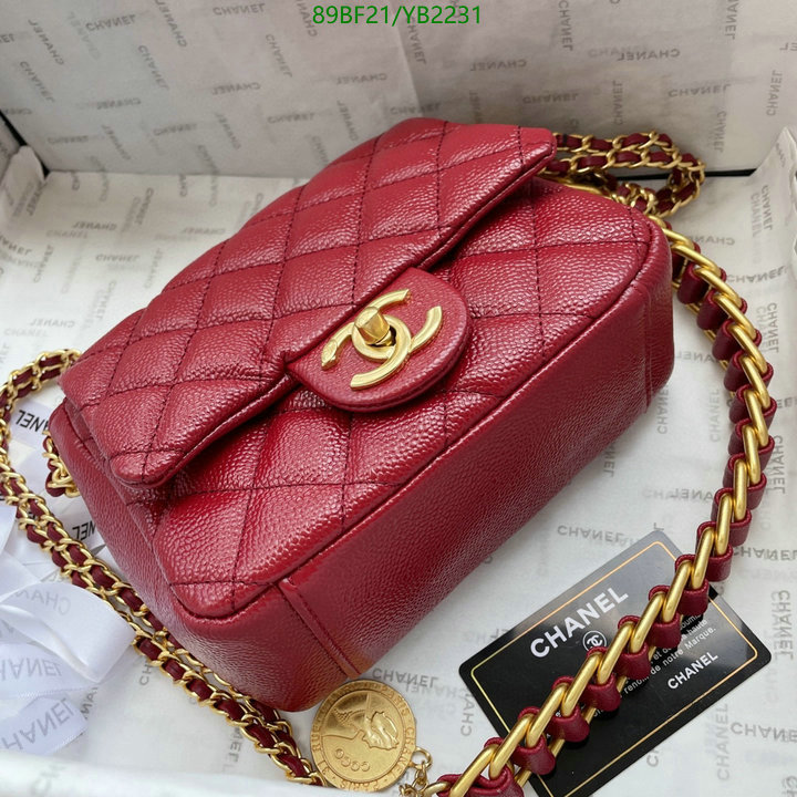 Chanel Bags-(4A)-Diagonal- Code: YB2231 $: 89USD