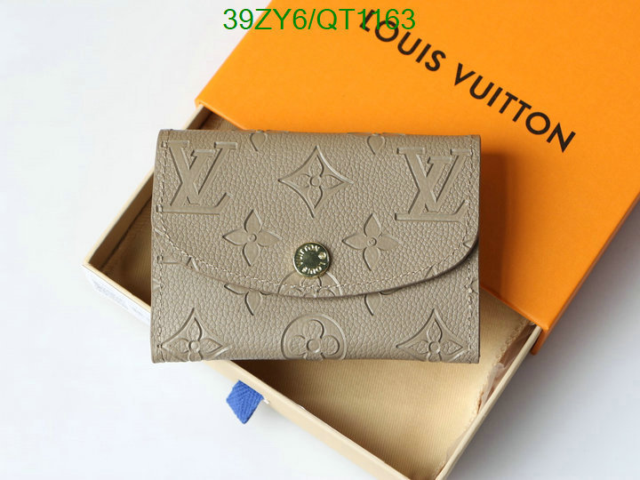 LV Bag-(4A)-Wallet- Code: QT1163 $: 39USD
