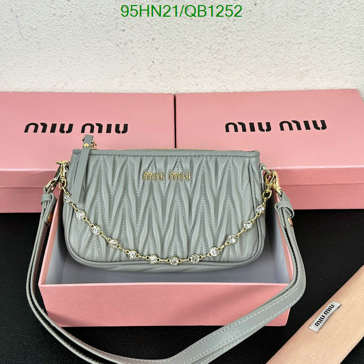 Miu Miu Bag-(4A)-Diagonal- Code: QB1252 $: 95USD