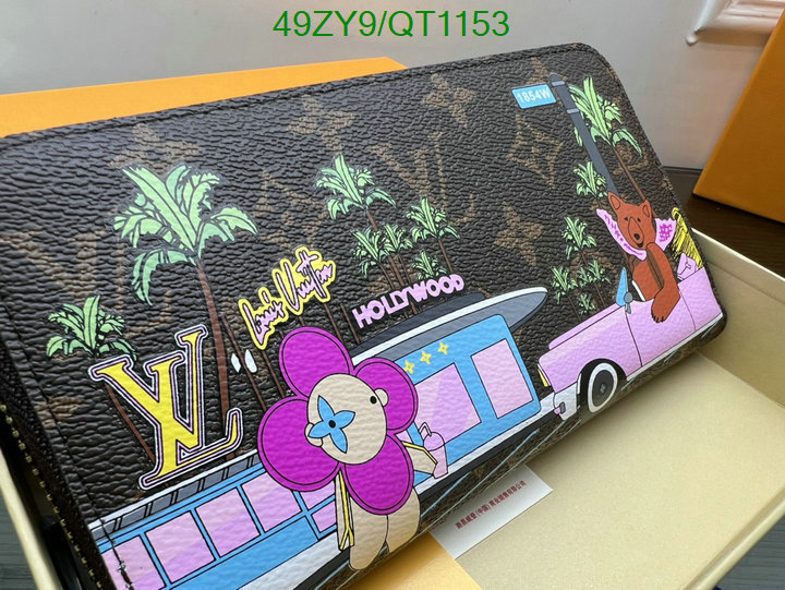 LV Bag-(4A)-Wallet- Code: QT1153 $: 49USD