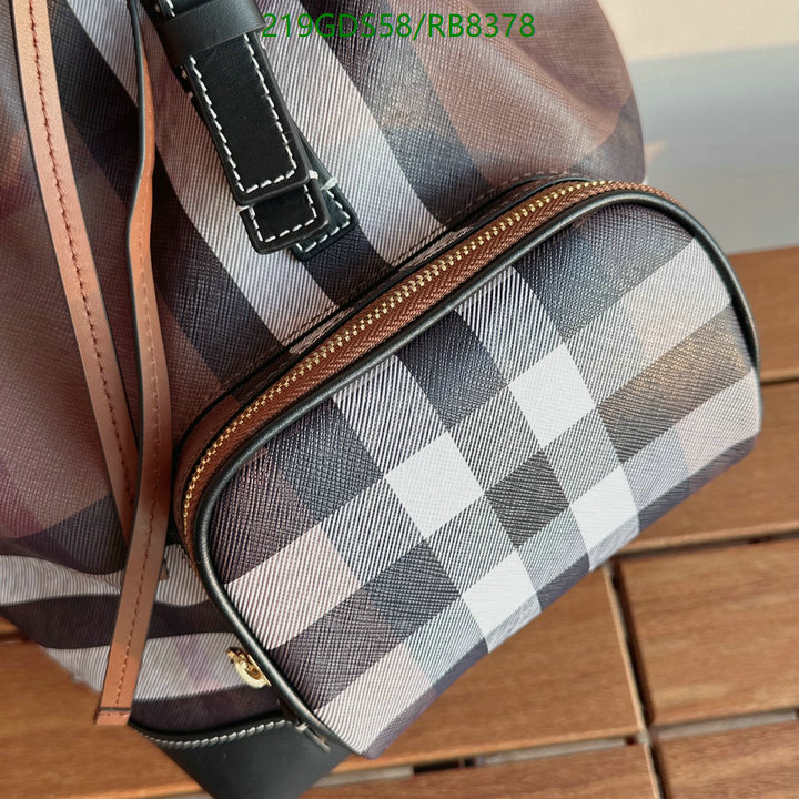 Burberry Bag-(Mirror)-Backpack- Code: RB8378 $: 219USD