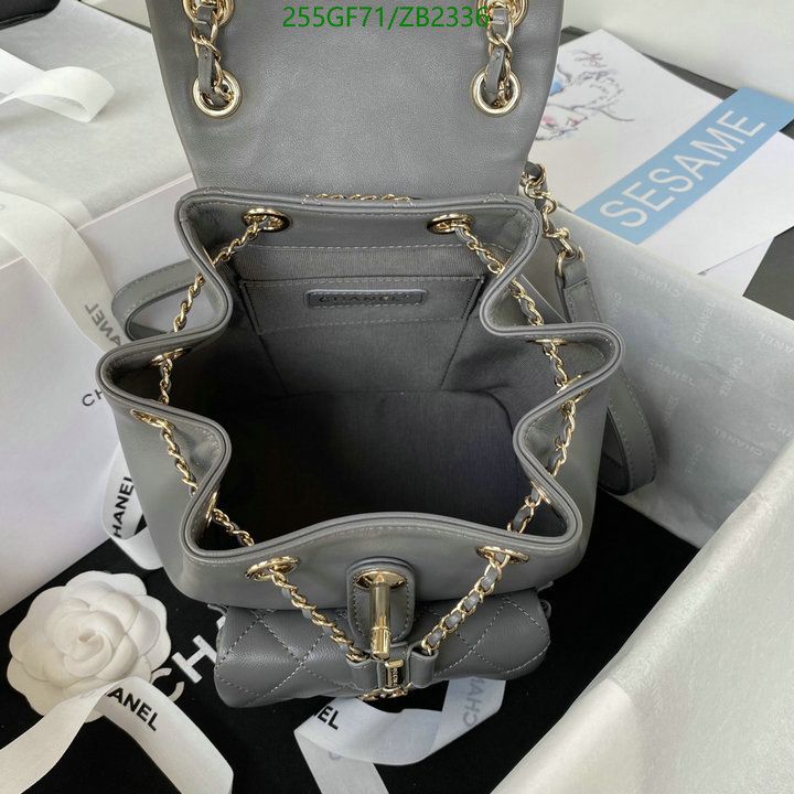 Chanel Bag-(Mirror)-Backpack- Code: ZB2336 $: 255USD