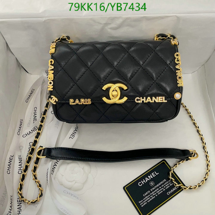 Chanel Bags-(4A)-Diagonal- Code: YB7434 $: 79USD