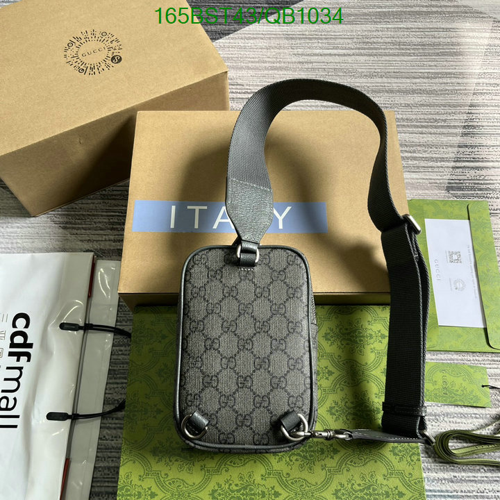 Gucci Bag-(Mirror)-Belt Bag-Chest Bag-- Code: QB1034 $: 165USD