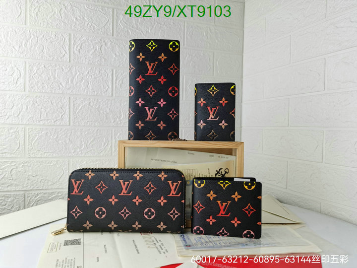 LV Bag-(4A)-Wallet- Code: XT9103 $: 49USD