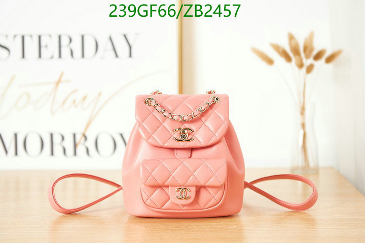 Chanel Bag-(Mirror)-Backpack- Code: ZB2457 $: 239USD