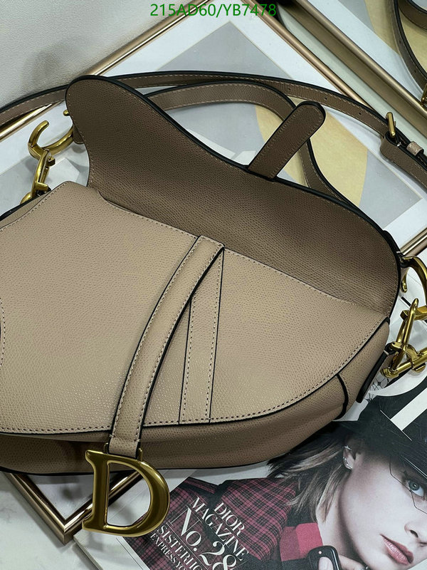 Dior Bags-(Mirror)-Saddle- Code: YB7478 $: 215USD