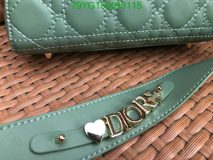 Dior Bags-(4A)-Lady- Code: XB3115 $: 79USD