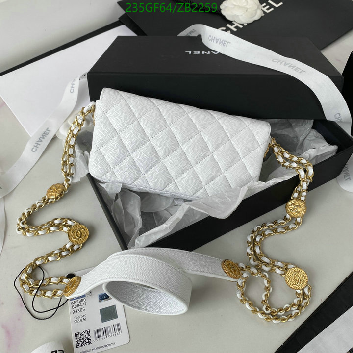 Chanel Bag-(Mirror)-Diagonal- Code: ZB2259 $: 235USD