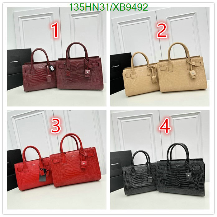 YSL Bag-(Mirror)-Handbag- Code: XB9492