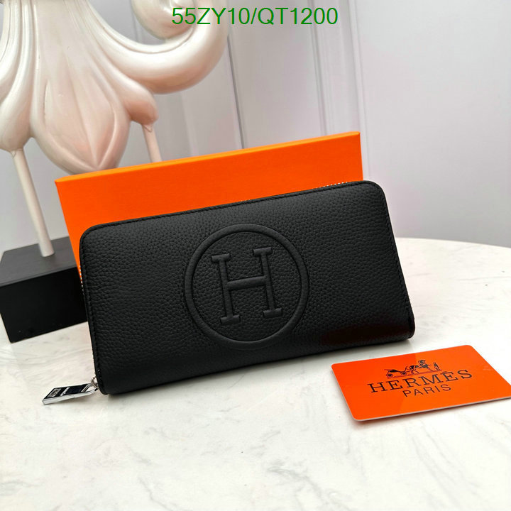 Hermes Bag-(4A)-Wallet- Code: QT1200 $: 55USD