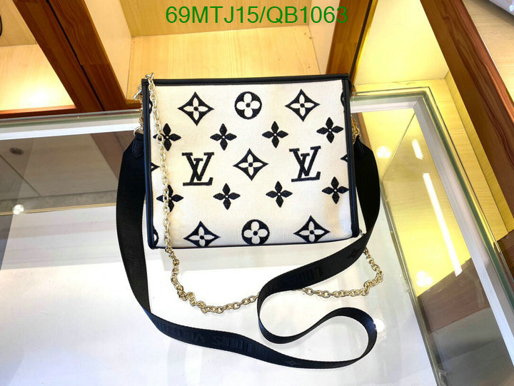 LV Bag-(4A)-Pochette MTis Bag-Twist- Code: QB1063 $: 69USD