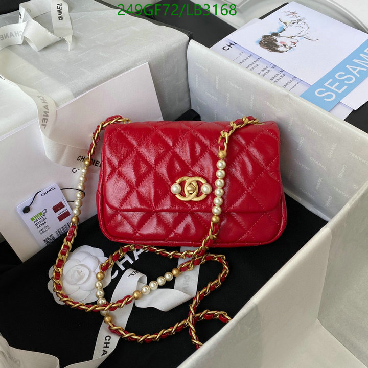 Chanel Bag-(Mirror)-Diagonal- Code: LB3168 $: 249USD