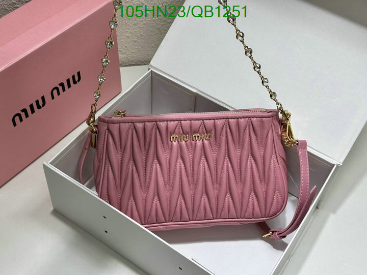 Miu Miu Bag-(4A)-Diagonal- Code: QB1251 $: 105USD