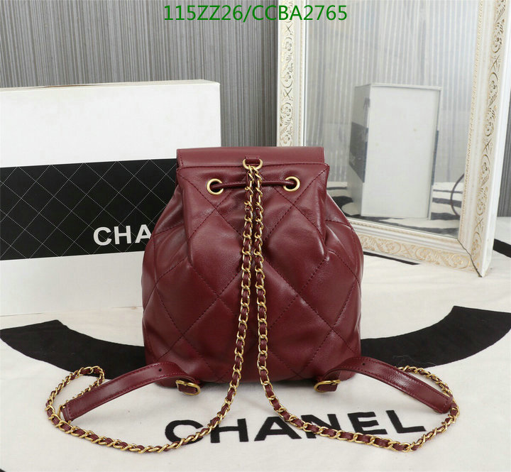 Chanel Bags-(4A)-Backpack- Code: CCBA2765 $: 115USD