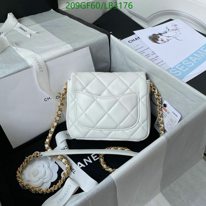 Chanel Bag-(Mirror)-Diagonal- Code: LB3176 $: 209USD