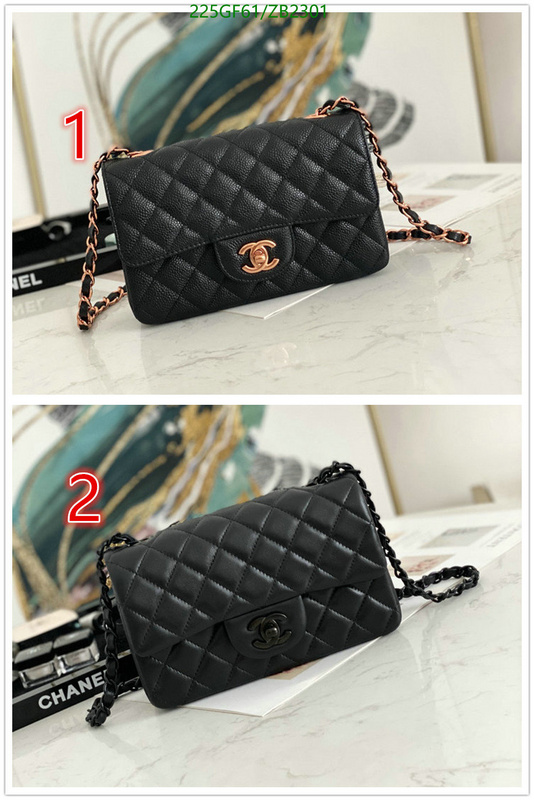 Chanel Bag-(Mirror)-Diagonal- Code: ZB2301 $: 225USD