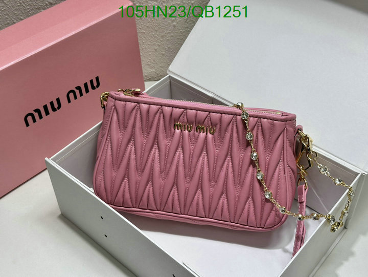 Miu Miu Bag-(4A)-Diagonal- Code: QB1251 $: 105USD