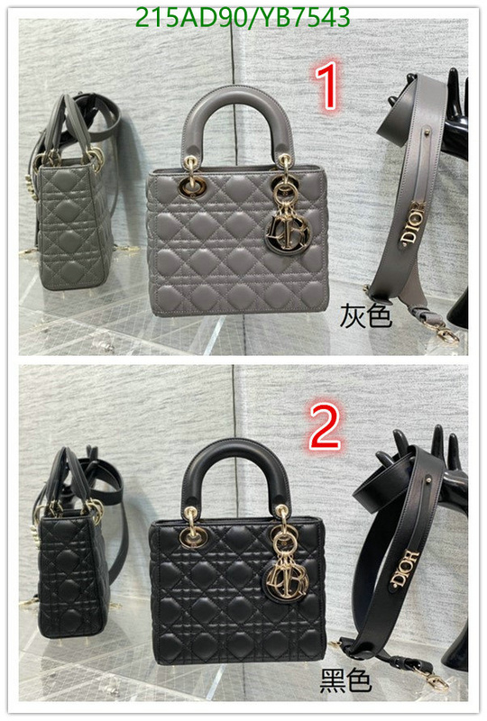 Dior Bags-(Mirror)-Lady- Code: YB7543 $: 215USD