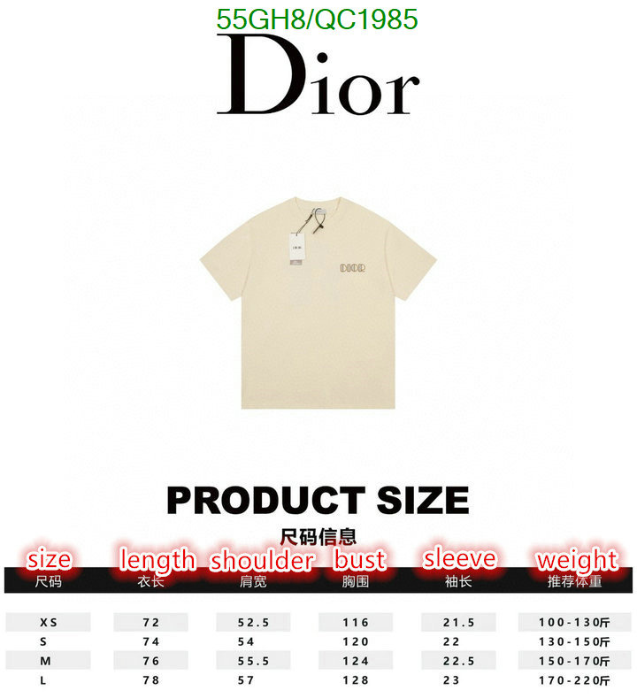 Clothing-Dior Code: QC1985 $: 55USD