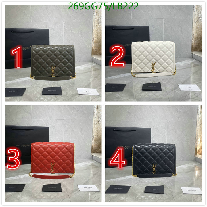 YSL Bag-(Mirror)-Diagonal- Code: LB222 $: 269USD