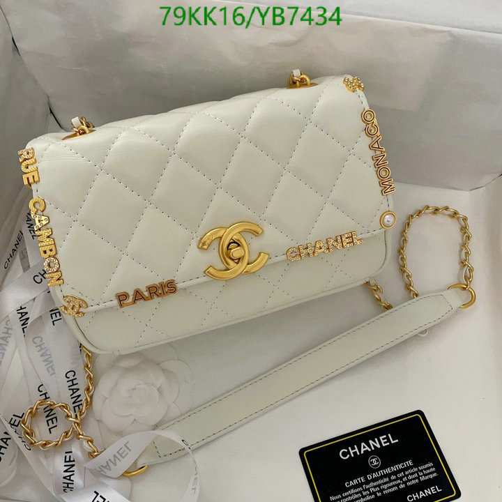 Chanel Bags-(4A)-Diagonal- Code: YB7434 $: 79USD