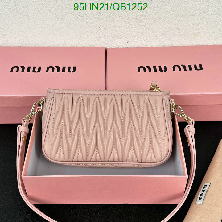 Miu Miu Bag-(4A)-Diagonal- Code: QB1252 $: 95USD