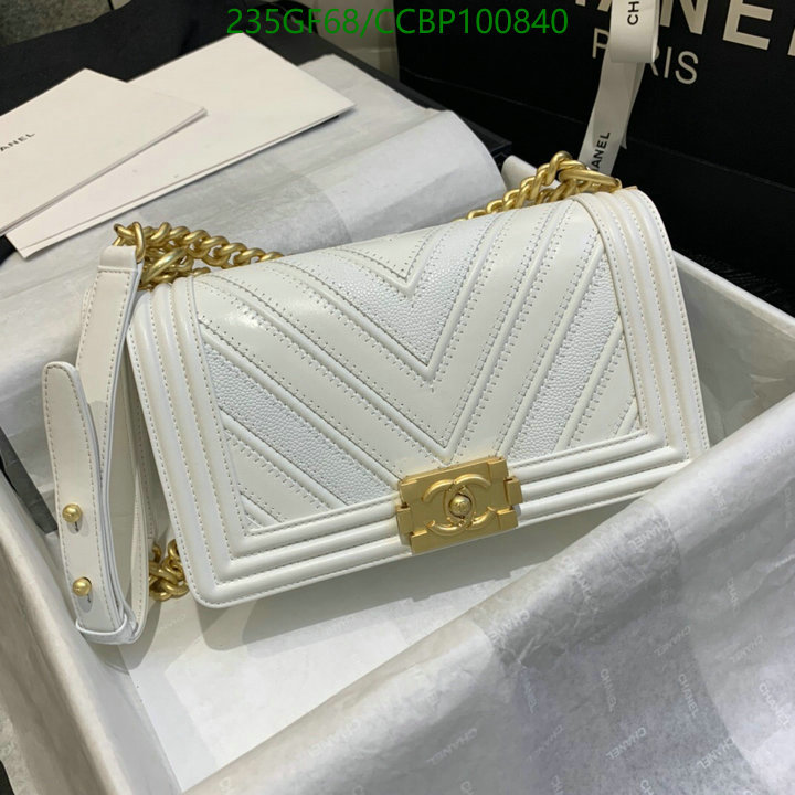 Chanel Bag-(Mirror)-Le Boy Code: CCBP100840 $: 235USD