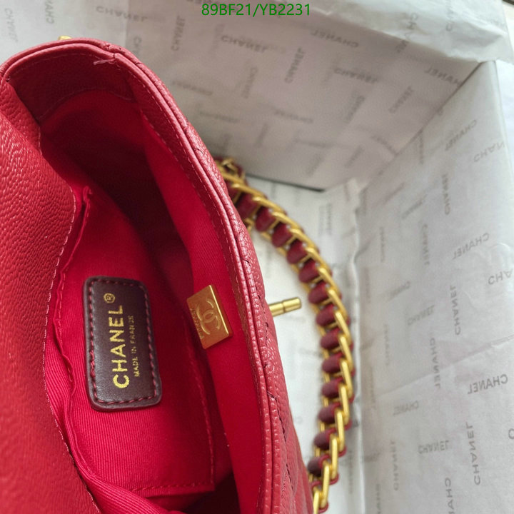 Chanel Bags-(4A)-Diagonal- Code: YB2231 $: 89USD