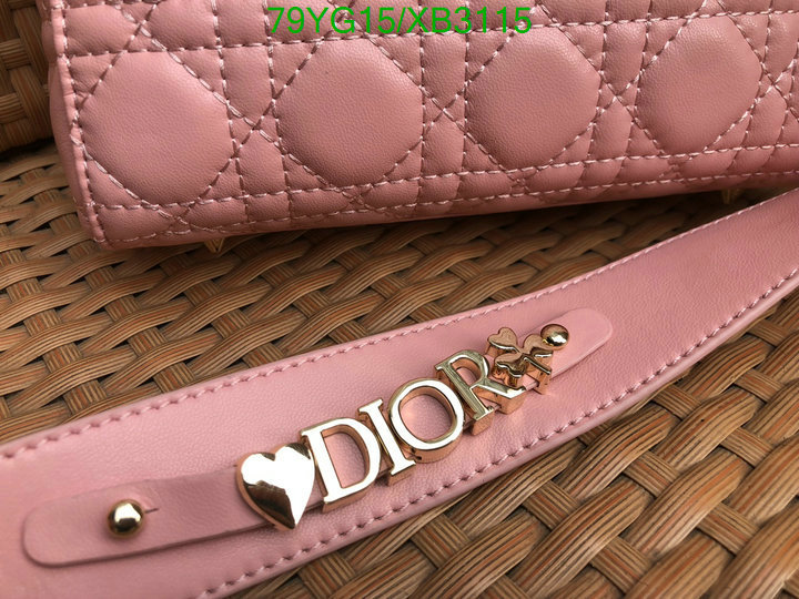 Dior Bags-(4A)-Lady- Code: XB3115 $: 79USD