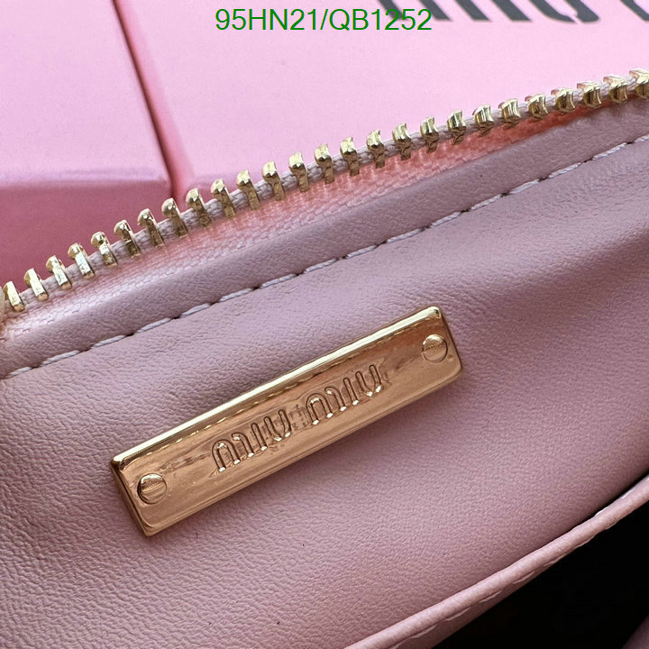 Miu Miu Bag-(4A)-Diagonal- Code: QB1252 $: 95USD