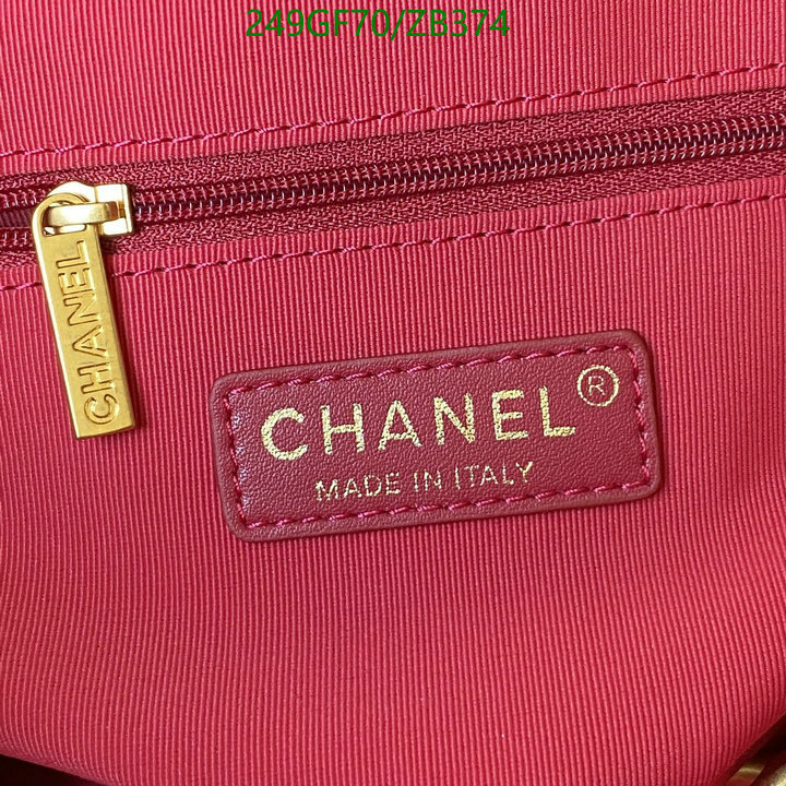 Chanel Bag-(Mirror)-Handbag- Code: ZB374 $: 249USD