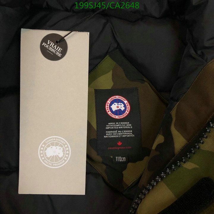 Kids clothing-Canada Goose Code: CA2648 $: 199USD