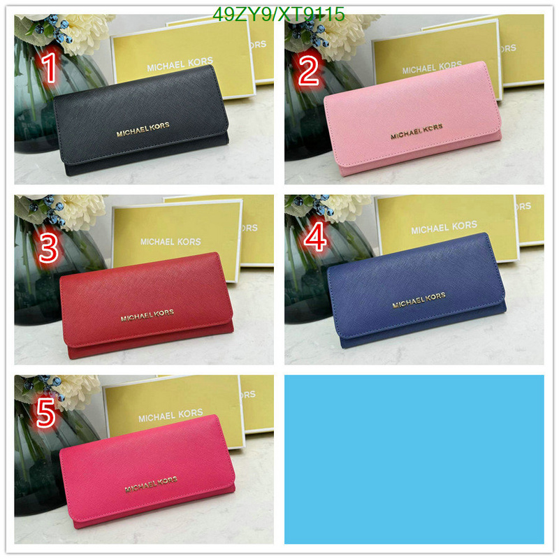 Michael Kors Bag-(4A)-Wallet- Code: XT9115 $: 49USD