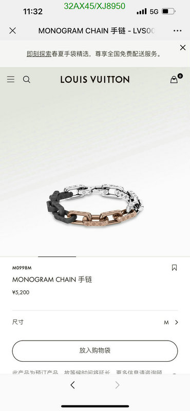 Jewelry-LV Code: XJ8950 $: 32USD