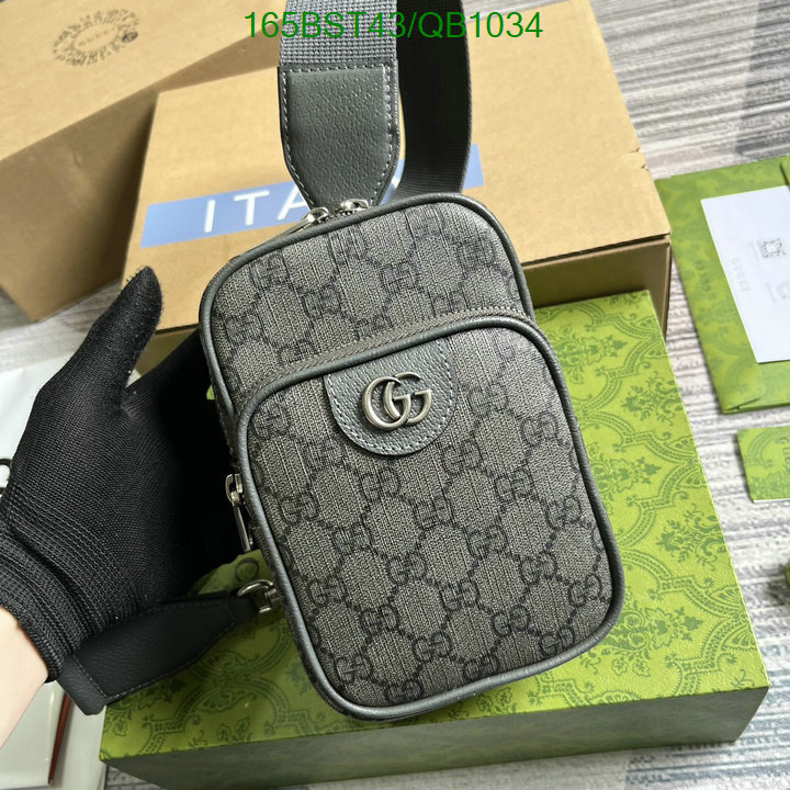 Gucci Bag-(Mirror)-Belt Bag-Chest Bag-- Code: QB1034 $: 165USD