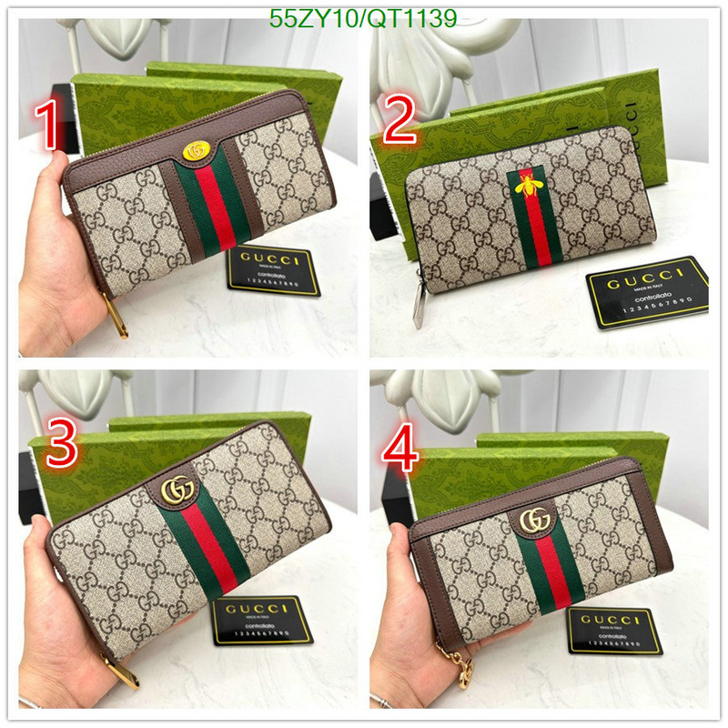 Gucci Bag-(4A)-Wallet- Code: QT1139 $: 55USD