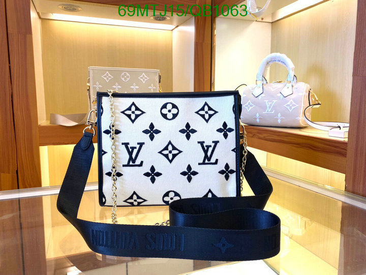 LV Bag-(4A)-Pochette MTis Bag-Twist- Code: QB1063 $: 69USD