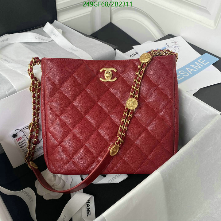 Chanel Bag-(Mirror)-Diagonal- Code: ZB2311 $: 249USD