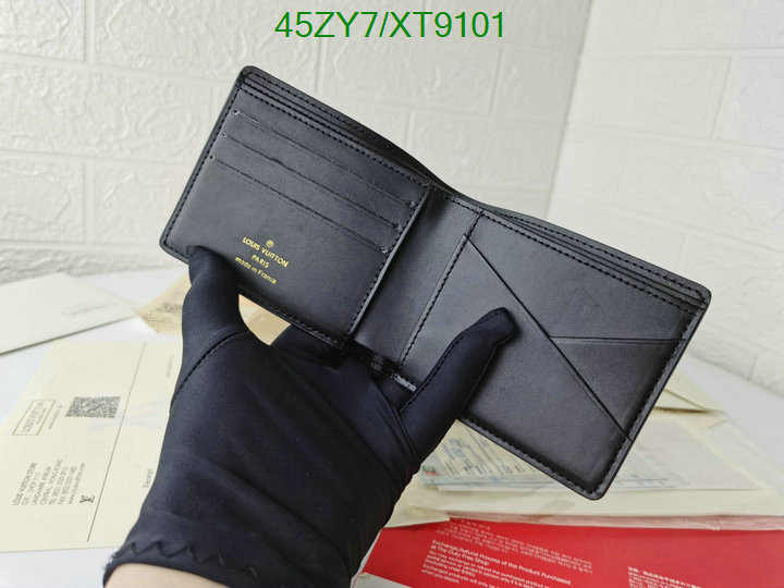 LV Bag-(4A)-Wallet- Code: XT9101 $: 45USD