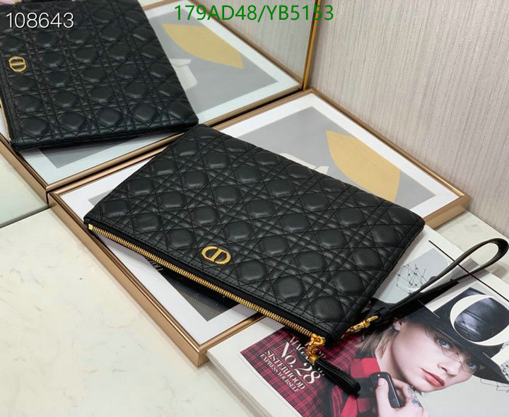 Dior Bags-(Mirror)-Clutch- Code: YB5153 $: 179USD