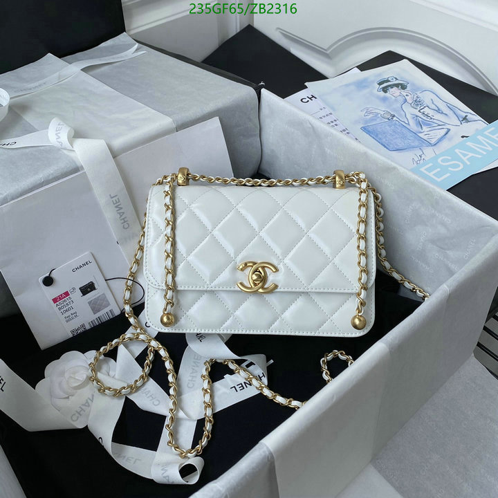 Chanel Bag-(Mirror)-Diagonal- Code: ZB2316 $: 235USD
